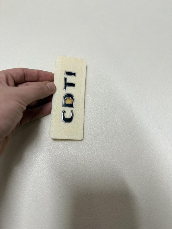 Opel Uyumlu CDTI Krom Bagaj Yazısı Arma Logo 3M 3D ABS