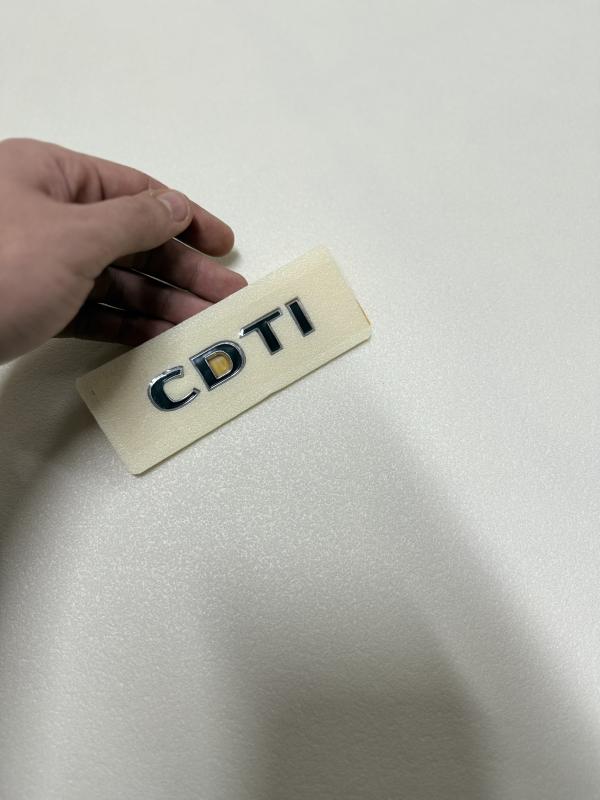 Opel Uyumlu CDTI Krom Bagaj Yazısı Arma Logo 3M 3D ABS