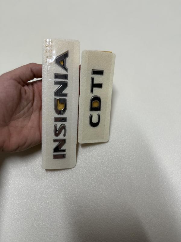 Opel Insignia ve CDTI Krom Bagaj Yazısı Seti 2’li Paket 3M 3D ABS