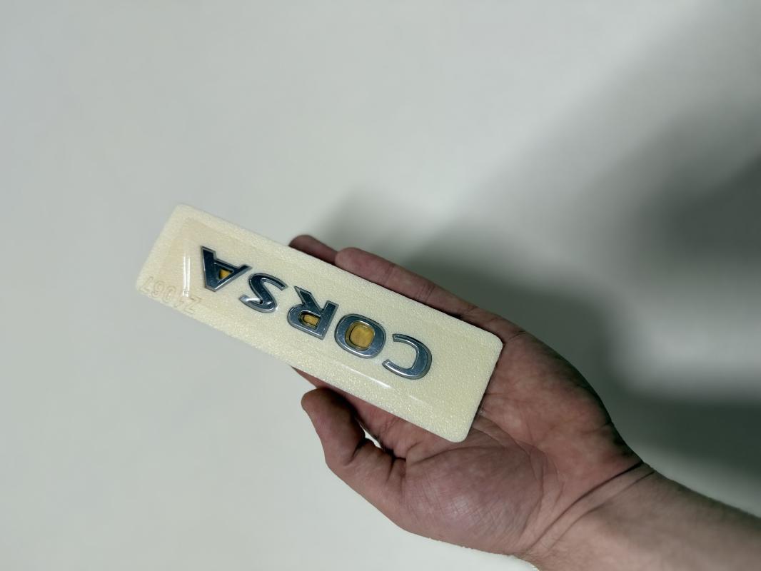 Opel Corsa Bagaj Yazısı Logosu Arması 3M 3D ABS