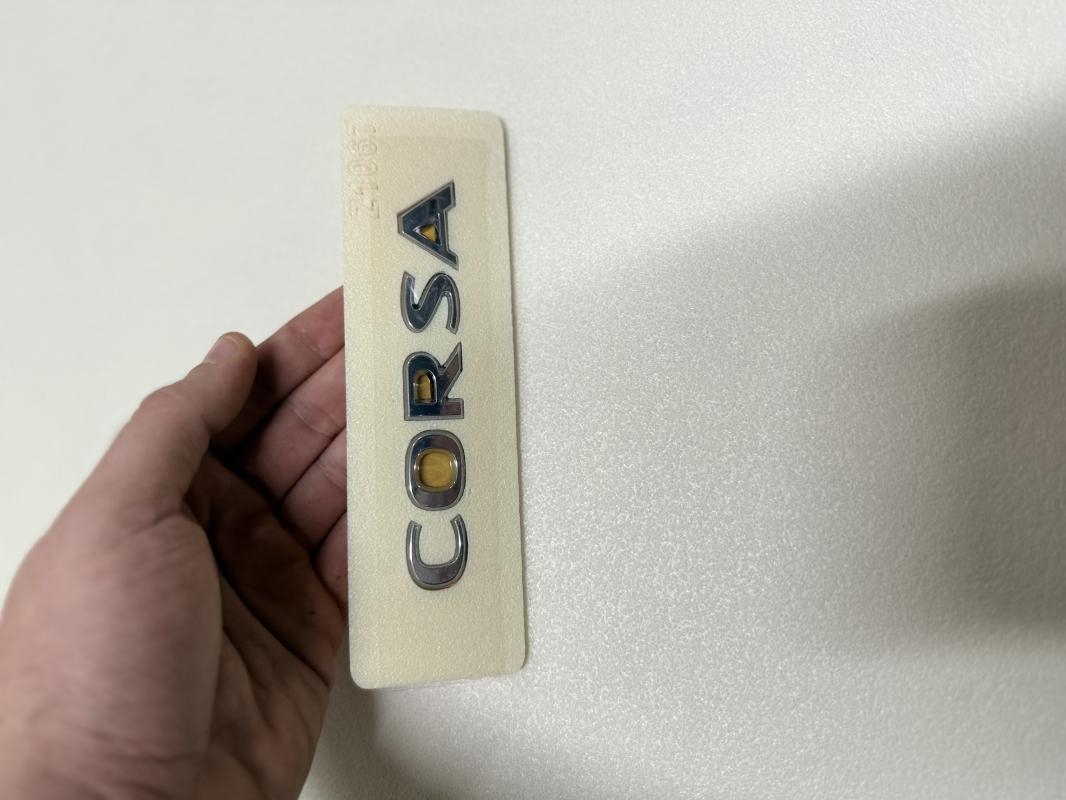 Opel Corsa Bagaj Yazısı Logosu Arması 3M 3D ABS