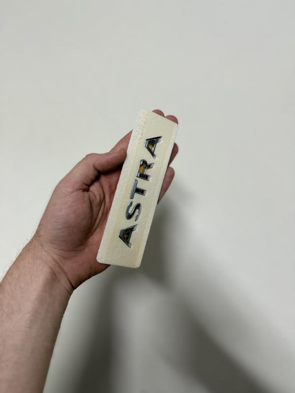 Opel Astra Krom Bagaj Yazısı Arması Logosu 3M 3D ABS