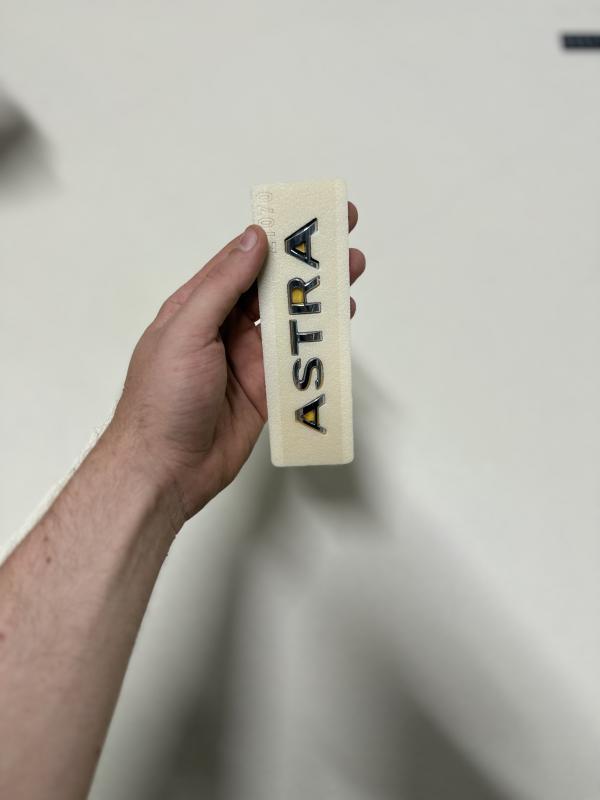 Opel Astra Krom Bagaj Yazısı Arması Logosu 3M 3D ABS