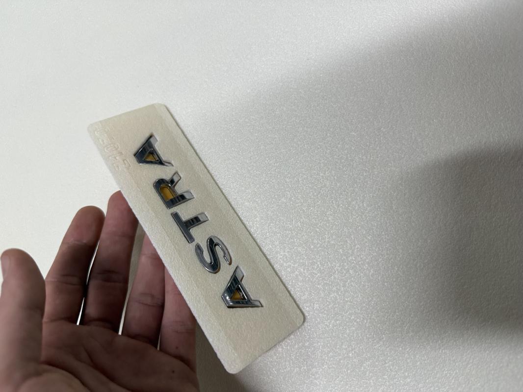 Opel Astra Krom Bagaj Yazısı Arması Logosu 3M 3D ABS