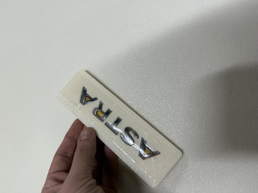 Opel Astra Krom Bagaj Yazısı Arması Logosu 3M 3D ABS