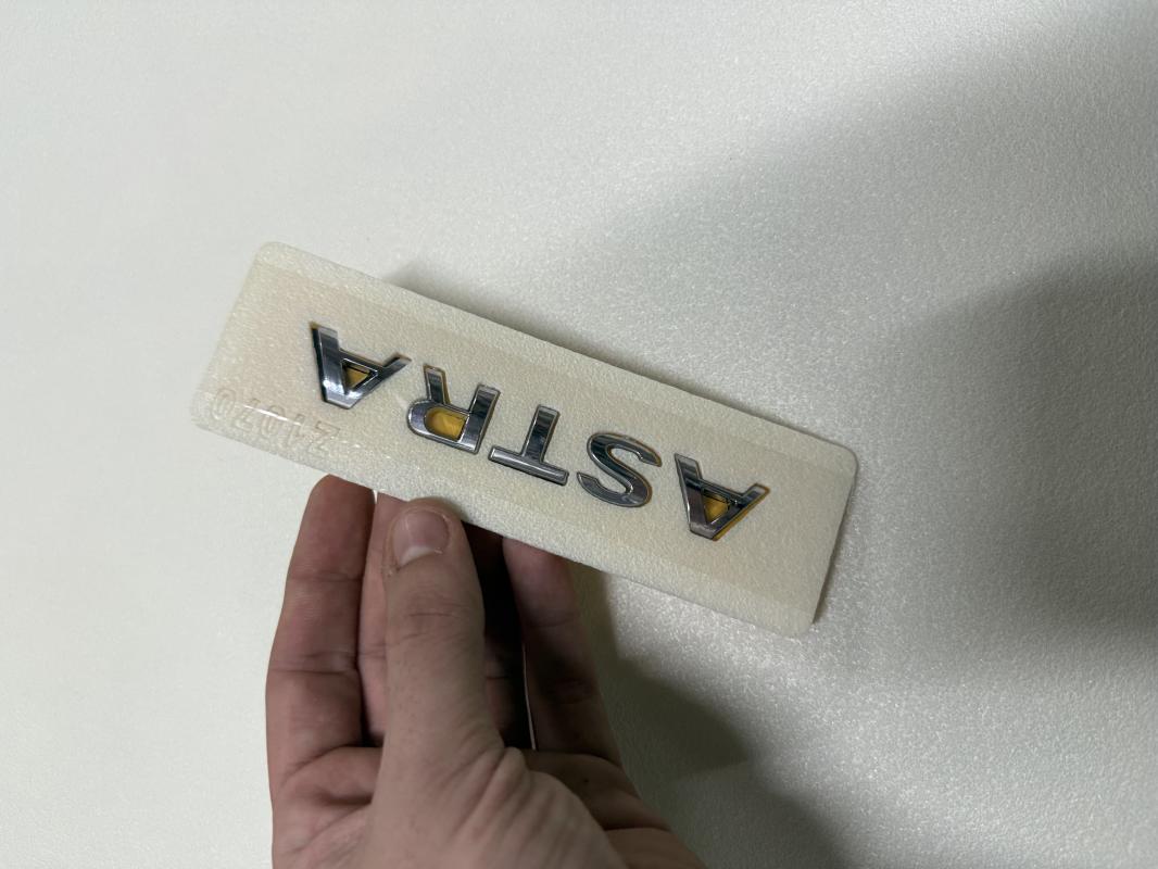 Opel Astra Krom Bagaj Yazısı Arması Logosu 3M 3D ABS
