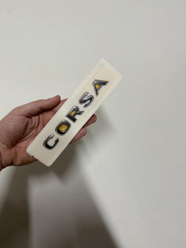 Opel Corsa Bagaj Yazısı Logosu Arması 3M 3D ABS