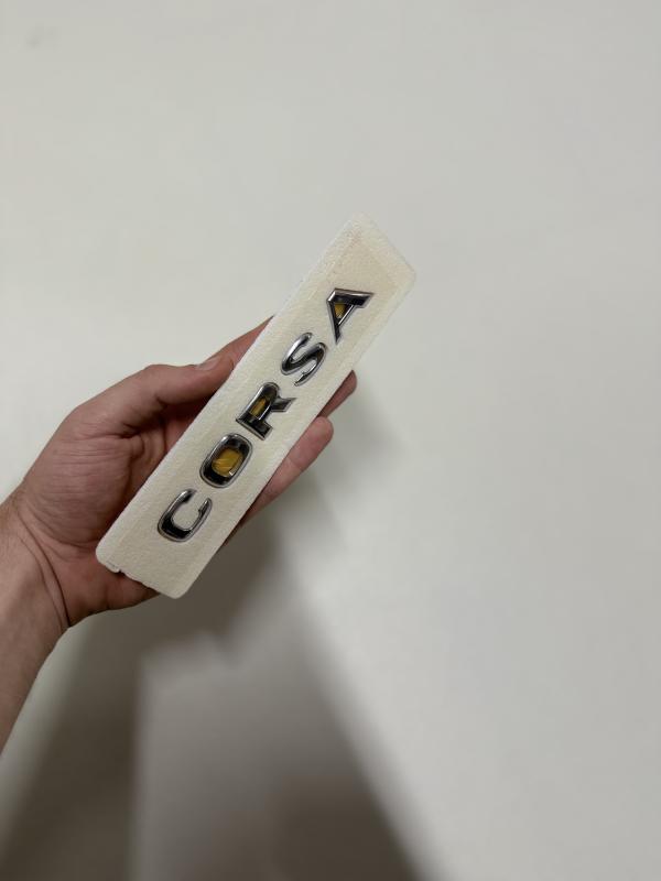 Opel Corsa Bagaj Yazısı Logosu Arması 3M 3D ABS