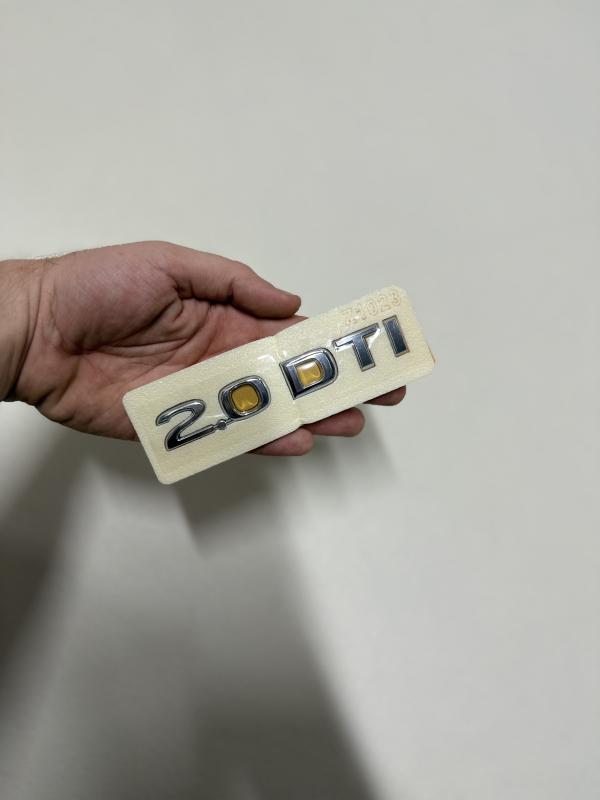 Opel 2.0 DTI Krom Bagaj Yazısı Signum,Zafira,Vectra,Omega Uyumlu 3M 3D ABS Logo Arma