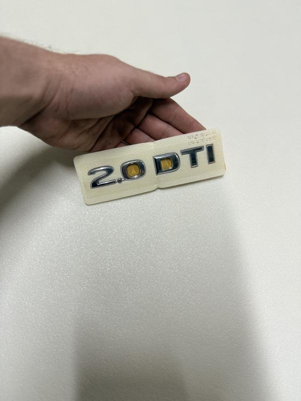 Opel 2.0 DTI Krom Bagaj Yazısı Signum,Zafira,Vectra,Omega Uyumlu 3M 3D ABS Logo Arma