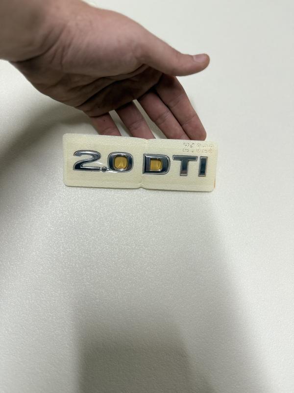 Opel 2.0 DTI Krom Bagaj Yazısı Signum,Zafira,Vectra,Omega Uyumlu 3M 3D ABS Logo Arma