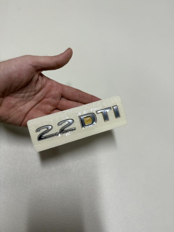 Opel 2.2 DTI Krom Bagaj Yazısı Astra,Signum,Zafira,Vectra,Omega,Sintra Uyumlu 3M 3D ABS Logo Arma