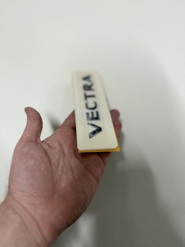Opel Vectra Krom Bagaj Yazısı Arması Logosu 3M 3D ABS