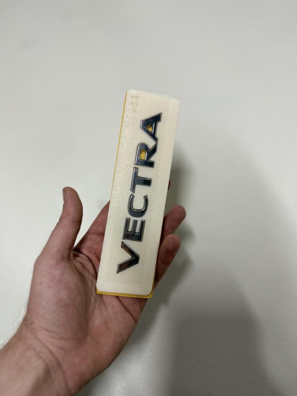 Opel Vectra Krom Bagaj Yazısı Arması Logosu 3M 3D ABS