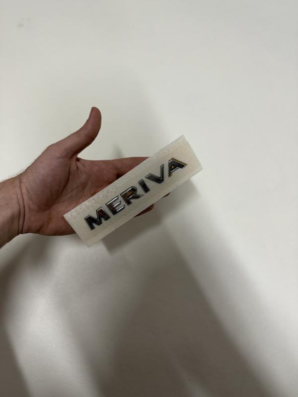 Opel Meriva Krom Bagaj Yazısı Arma Logo 3M 3D ABS