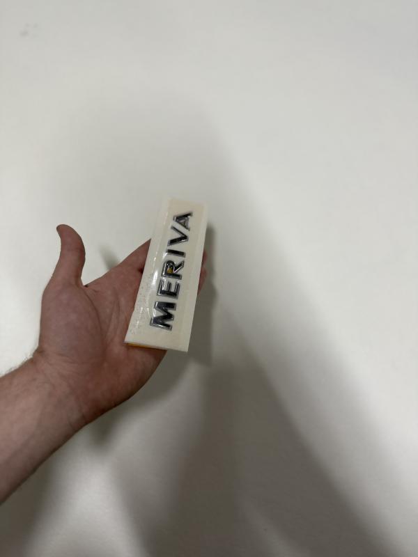 Opel Meriva Krom Bagaj Yazısı Arma Logo 3M 3D ABS