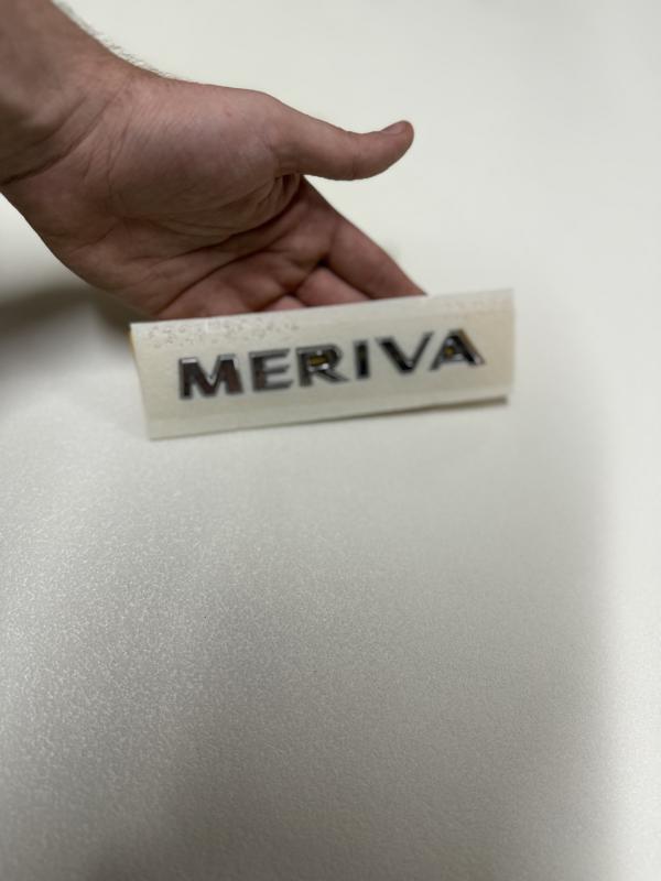 Opel Meriva Krom Bagaj Yazısı Arma Logo 3M 3D ABS