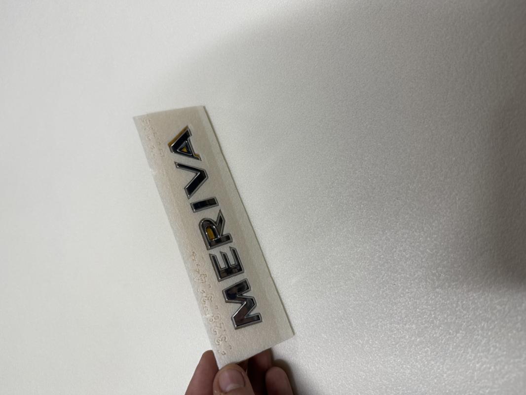 Opel Meriva Krom Bagaj Yazısı Arma Logo 3M 3D ABS