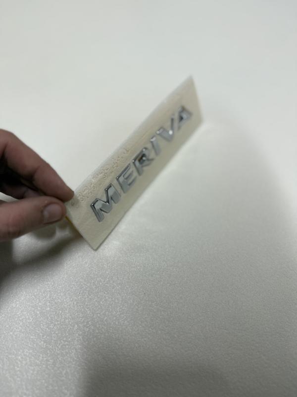 Opel Meriva Krom Bagaj Yazısı Arma Logo 3M 3D ABS