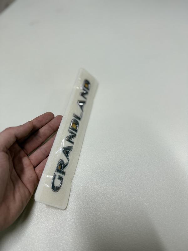 Grandland Krom Bagaj Yazısı 3M 3D ABS Logo Arma
