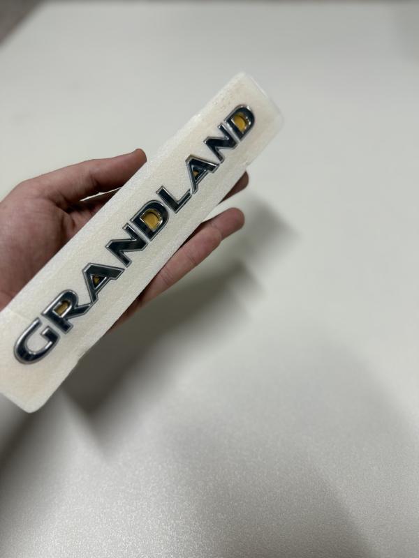 Grandland Krom Bagaj Yazısı 3M 3D ABS Logo Arma