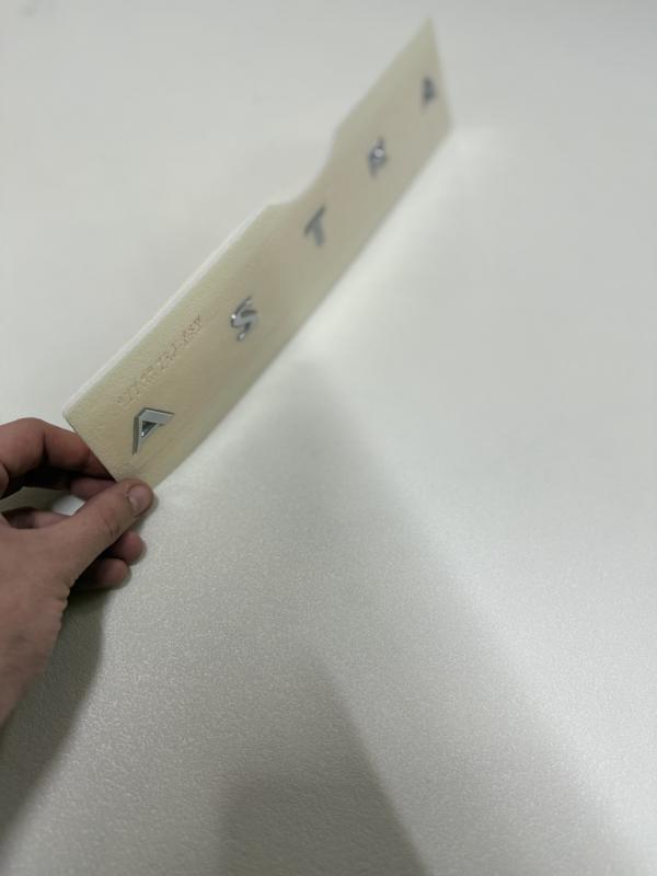Astra Boşluklu Yeni Nesil Bagaj Yazısı 3M 3D ABS (5 er cm boşluklu model )