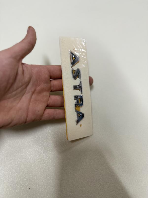 Astra Krom Bagaj Yazısı Logosu Arması 3M 3D ABS