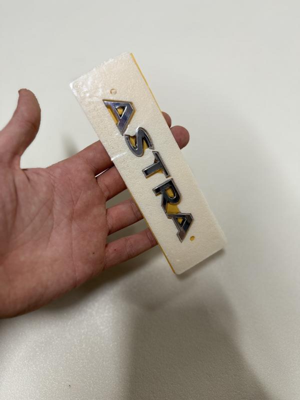 Astra Krom Bagaj Yazısı Logosu Arması 3M 3D ABS