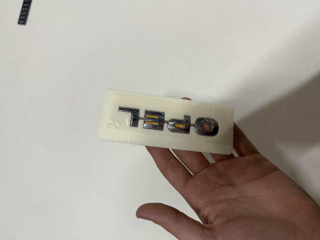 Opel Çubuklu Krom Bagaj Yazısı 3M 3D ABS