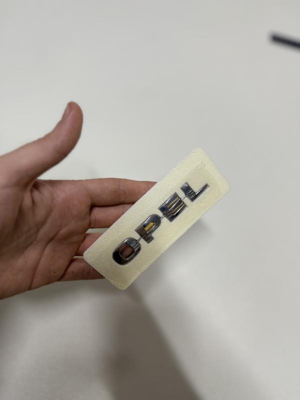 Opel Çubuklu Krom Bagaj Yazısı 3M 3D ABS