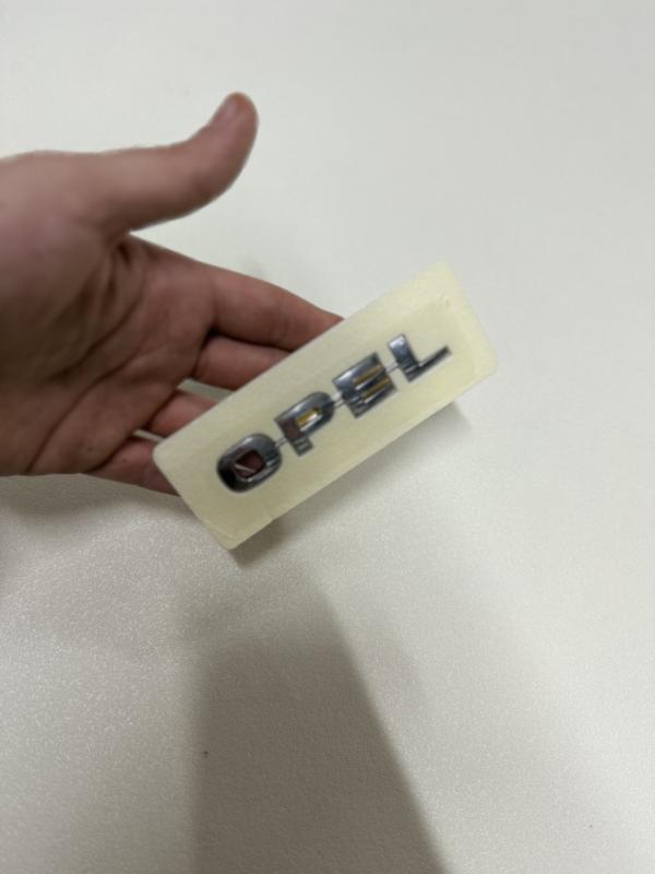 Opel Çubuklu Krom Bagaj Yazısı 3M 3D ABS