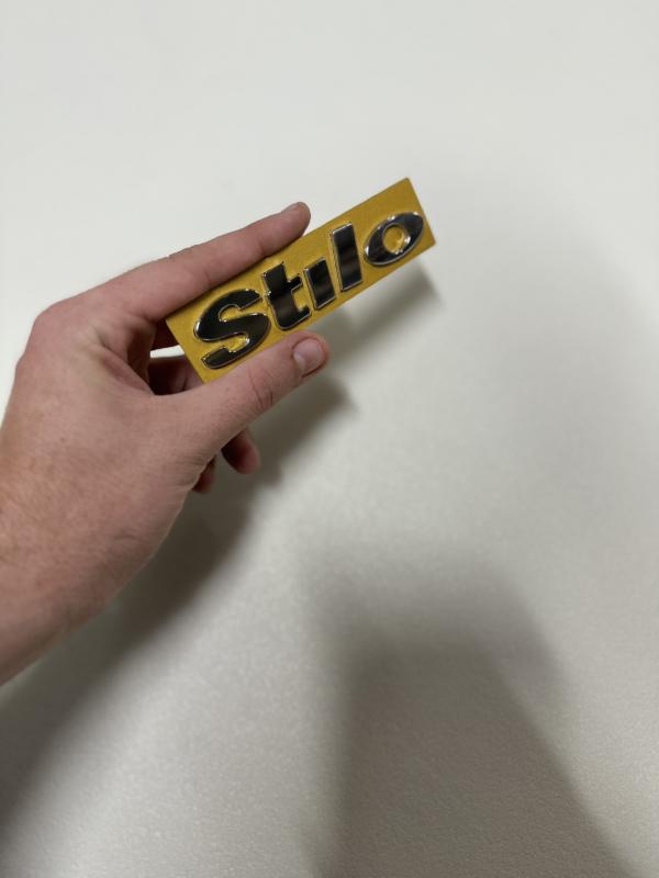 Stilo Krom Bagaj Yazısı Logo Arma 3M 3D ABS