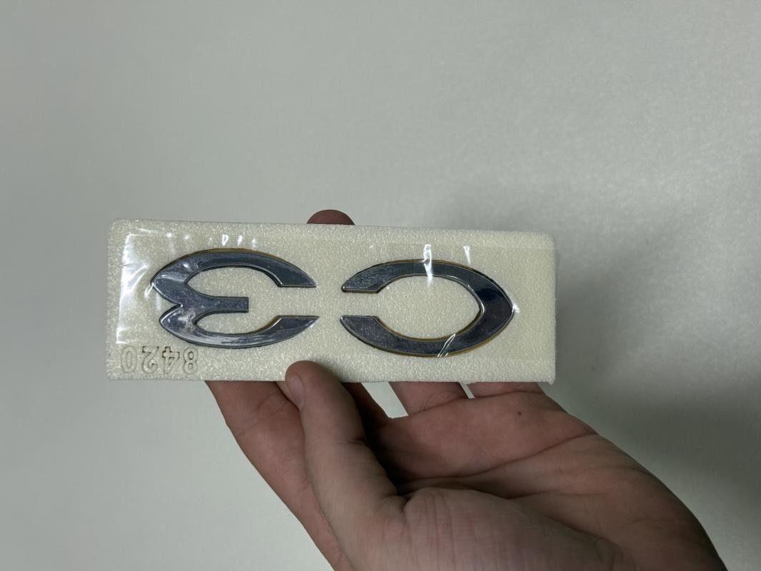 C3 Krom Bagaj Yazısı Kalın Model 3M 3D ABS