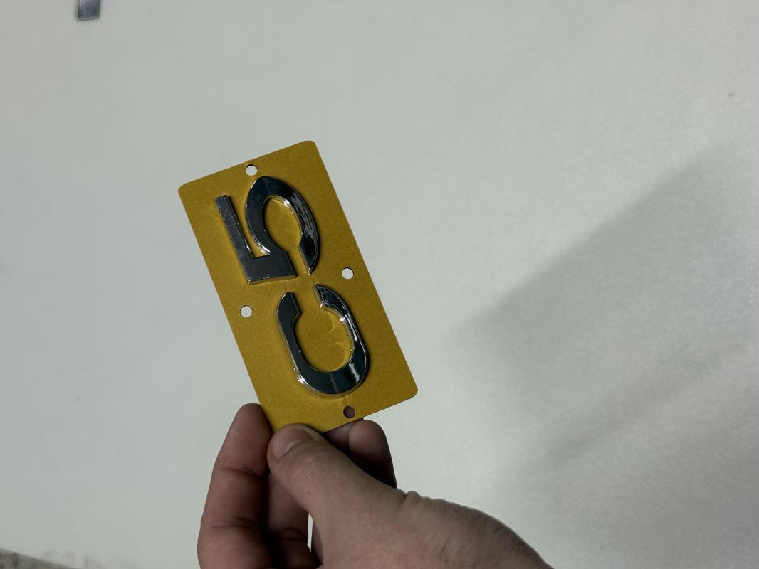 c5 Krom Bagaj Yazısı 3M 3D ABS