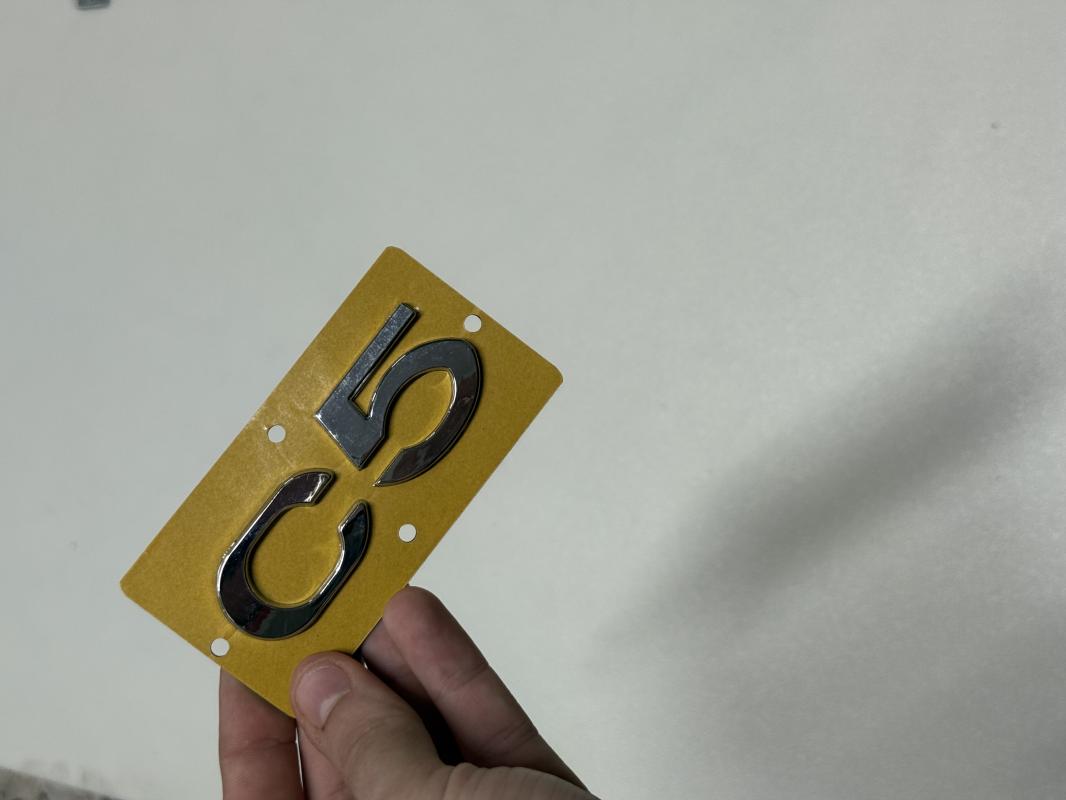 c5 Krom Bagaj Yazısı 3M 3D ABS