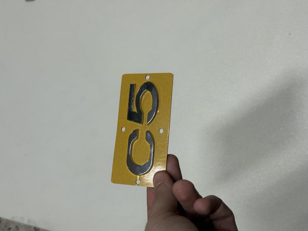 c5 Krom Bagaj Yazısı 3M 3D ABS
