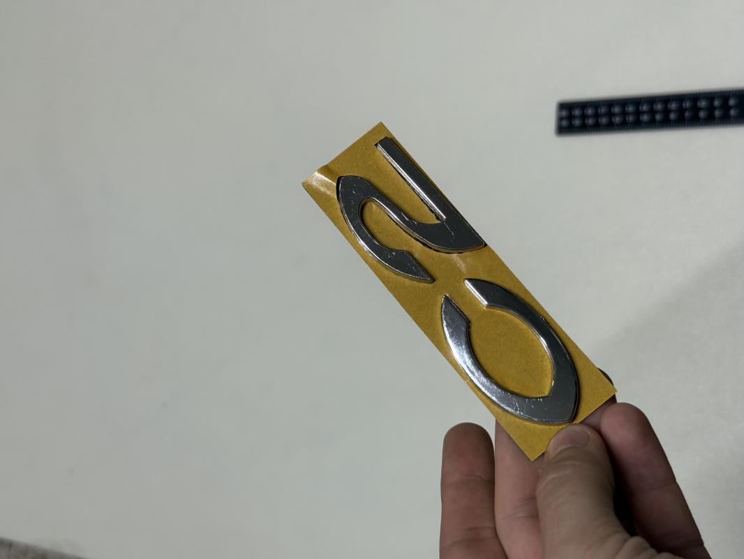 C2 Krom Bagaj Yazısı Kalın Model 3M 3D ABS