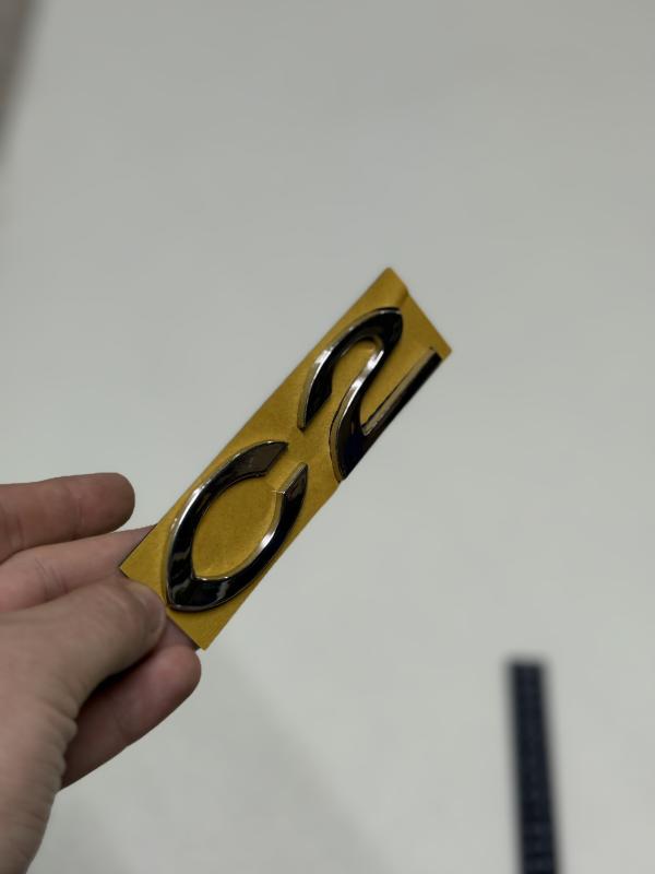 C2 Krom Bagaj Yazısı Kalın Model 3M 3D ABS