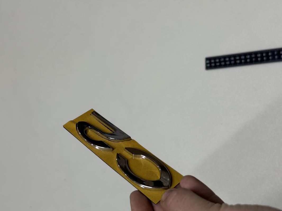 C2 Krom Bagaj Yazısı Kalın Model 3M 3D ABS