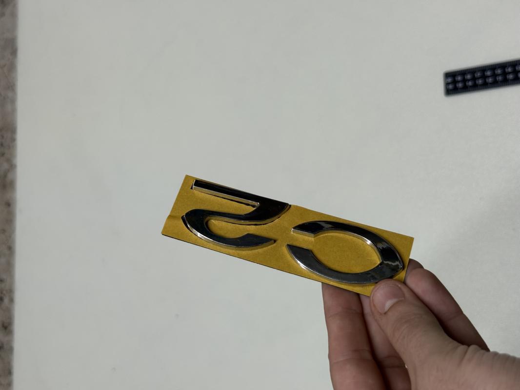 C2 Krom Bagaj Yazısı Kalın Model 3M 3D ABS