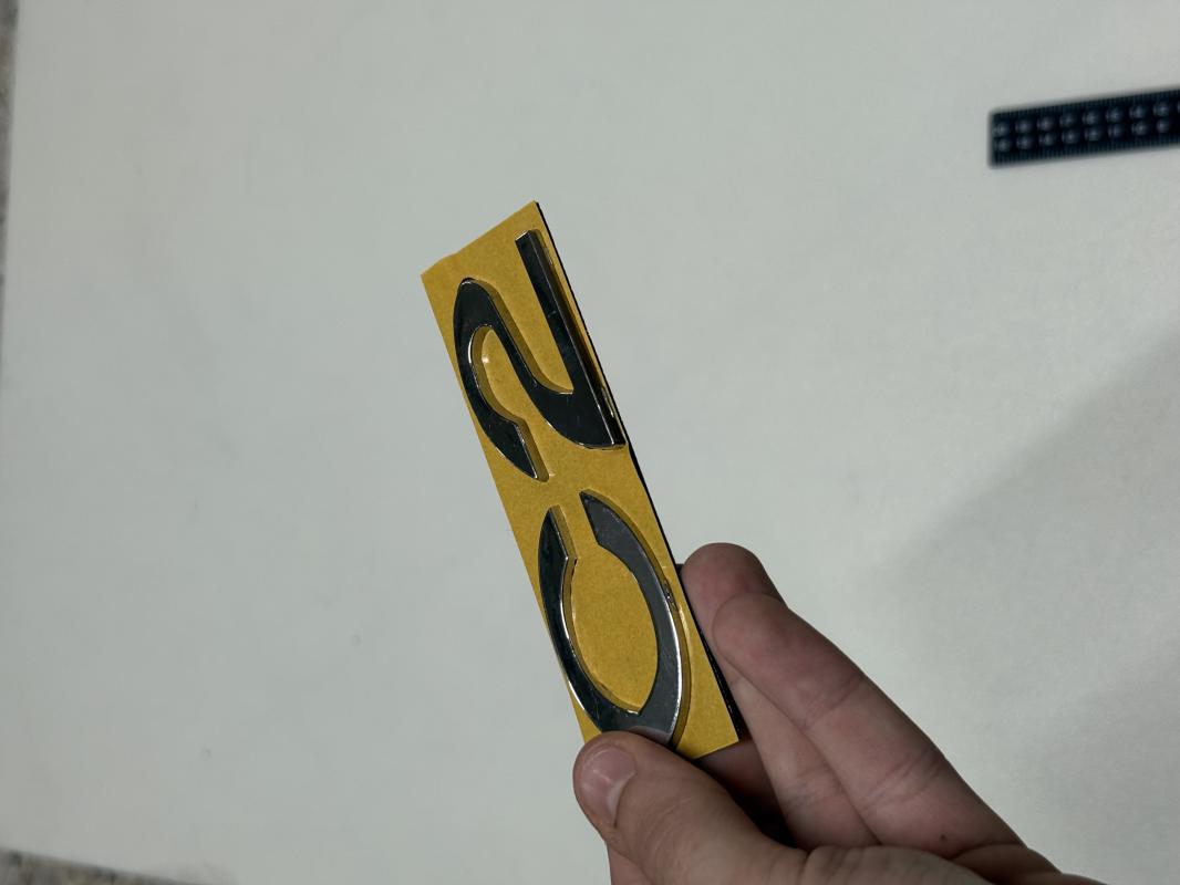 C2 Krom Bagaj Yazısı Kalın Model 3M 3D ABS