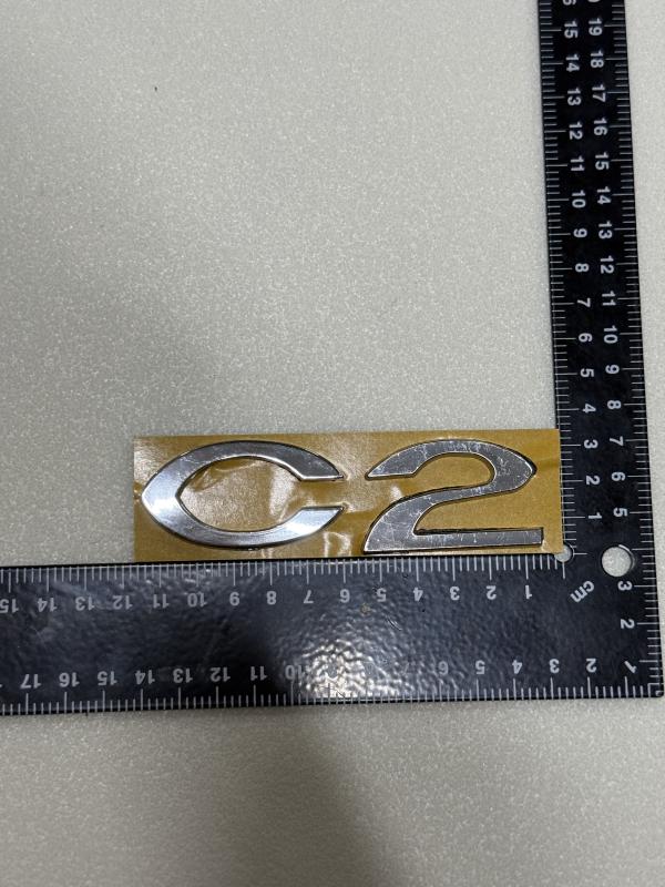 C2 Krom Bagaj Yazısı Kalın Model 3M 3D ABS