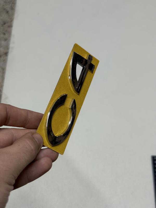 C4 Krom Bagaj Yazısı Kalın Model 3M 3D ABS