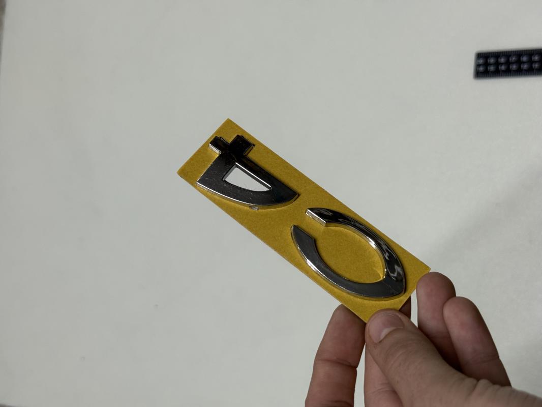 C4 Krom Bagaj Yazısı Kalın Model 3M 3D ABS