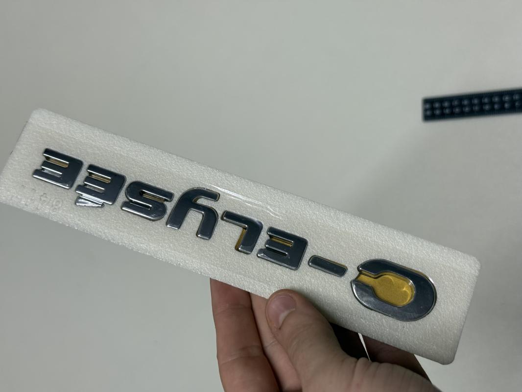 C-Elysee Krom Bagaj Yazısı Arma Logo 3M 3D ABS