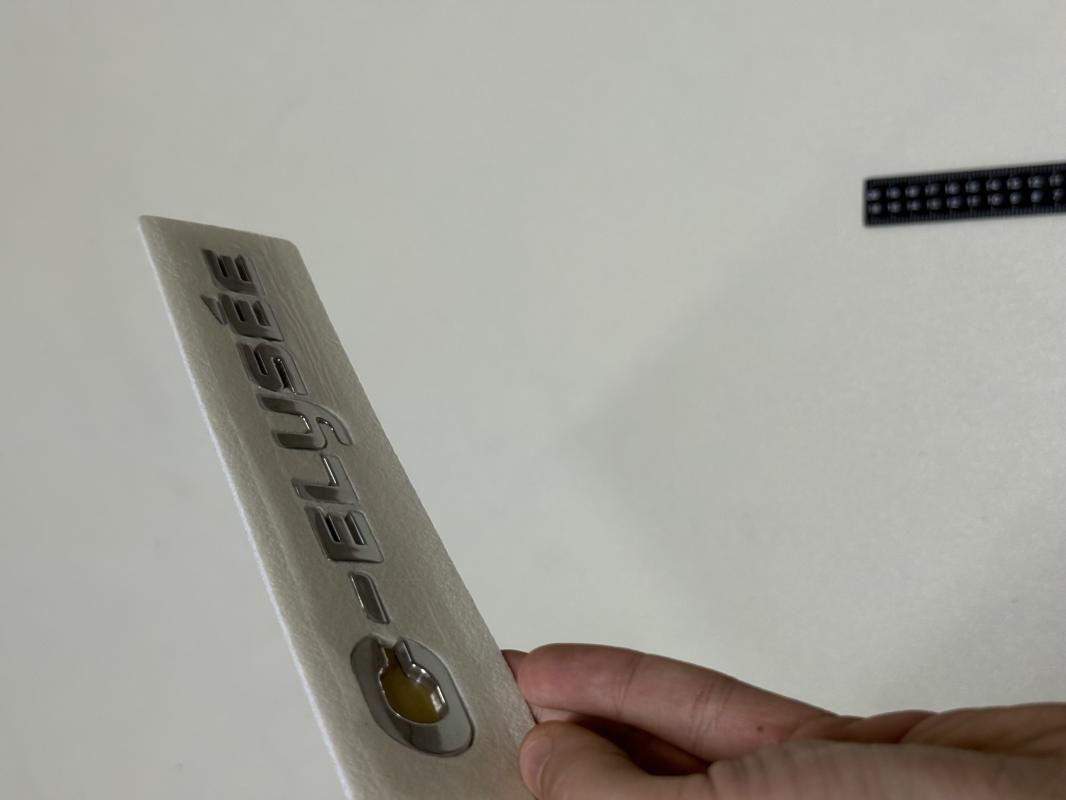 C-Elysee Krom Bagaj Yazısı Arma Logo 3M 3D ABS