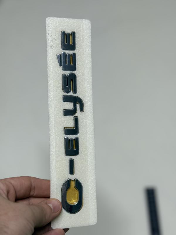 C-Elysee Krom Bagaj Yazısı Arma Logo 3M 3D ABS