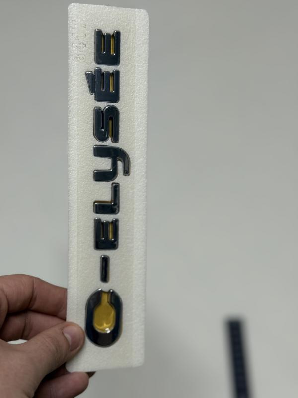 C-Elysee Krom Bagaj Yazısı Arma Logo 3M 3D ABS