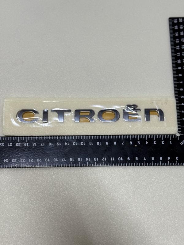 Citroen Orta Boy Krom Bagaj Yazısı 3M 3D ABS