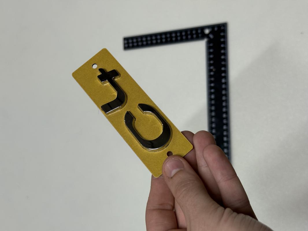 c4 İnce Model Krom Bagaj Yazısı 3M 3D ABS Logo Arma